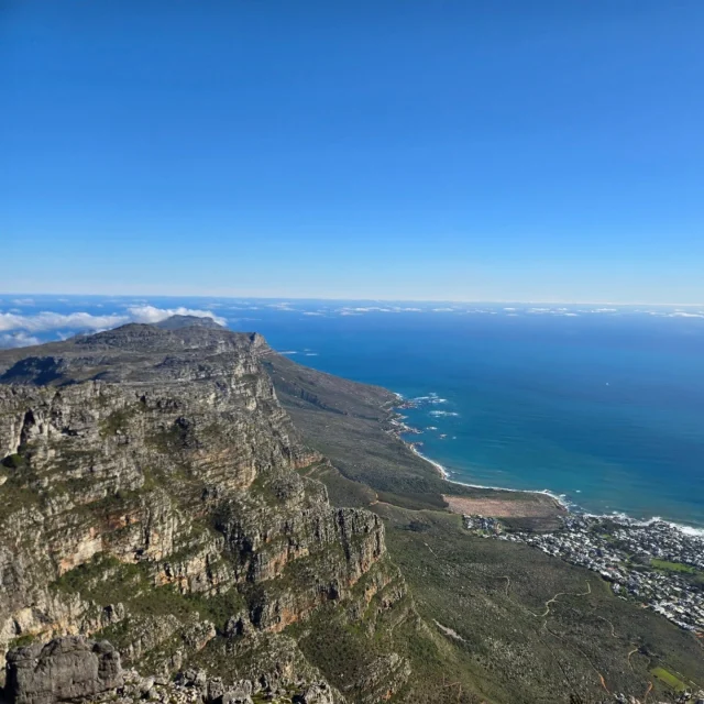 Climbing Table Mountain was more difficult than I was expecting, but we made it! The views were spectacular, and we lucked out with the weather. My favorite part was taking the cable car down. 
.
.
.
#tablemountain #capetown #southafrica #hiking #hike #cablecar