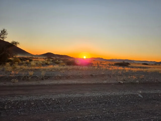 Goodnight from Namibia 
.
.
.
#namibia #sunset #desert #namibiatravel #desertsunset #nightsky #stars